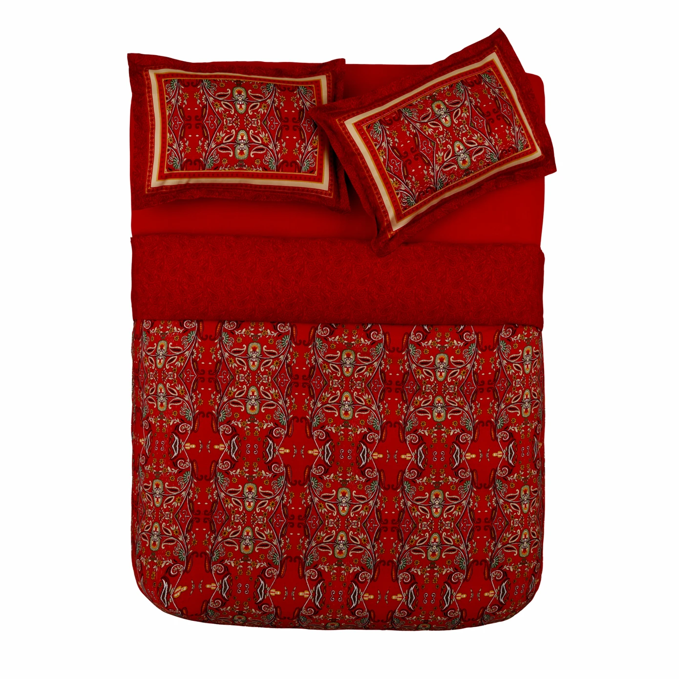 [200.22.14.0307] غطاء لحاف DORA RED 100% PMK DOUBLE KS SATIN TKM