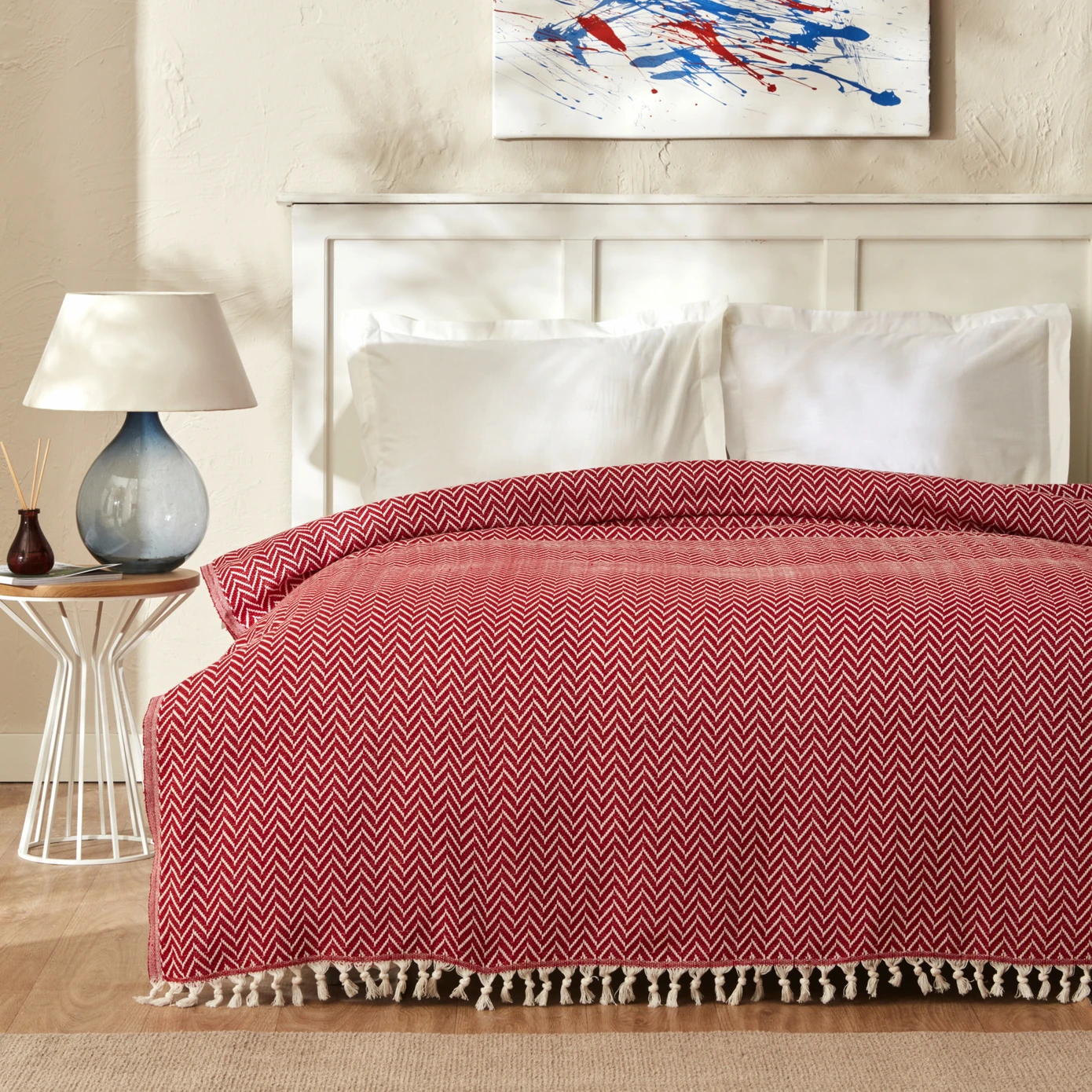 [200.22.14.0092] KH GLITZ RED DOUBLE KS BED MATTRESS