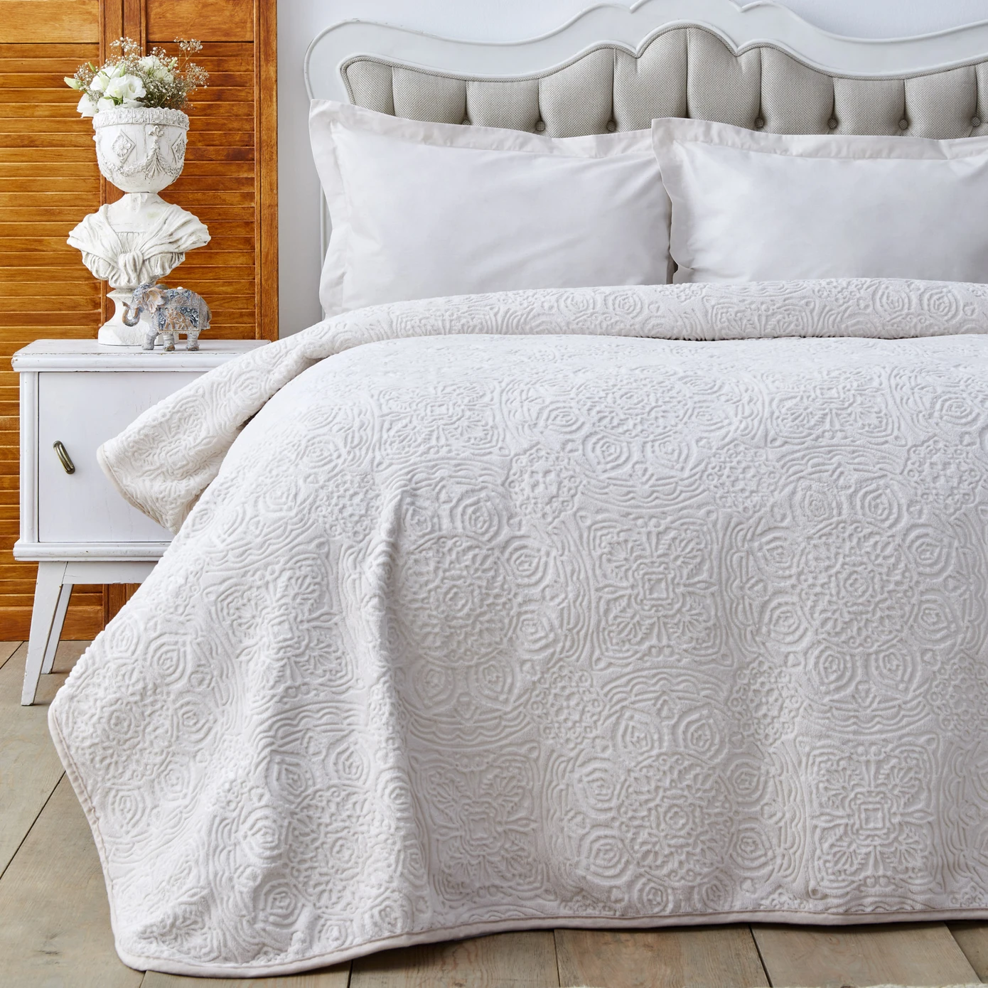 [200.18.01.0576] KH SCALA GRAY DOUBLE KS EMBOSY BLANKET (PP)