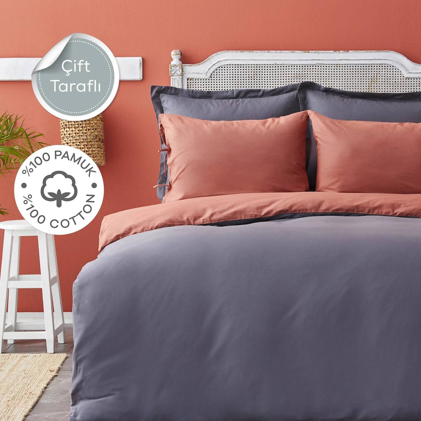 [200.18.01.0692] KH BASIC ANTHRACITE-TERECOTA DOUBLE SIDED DOUBLE SIZE NEV TKM