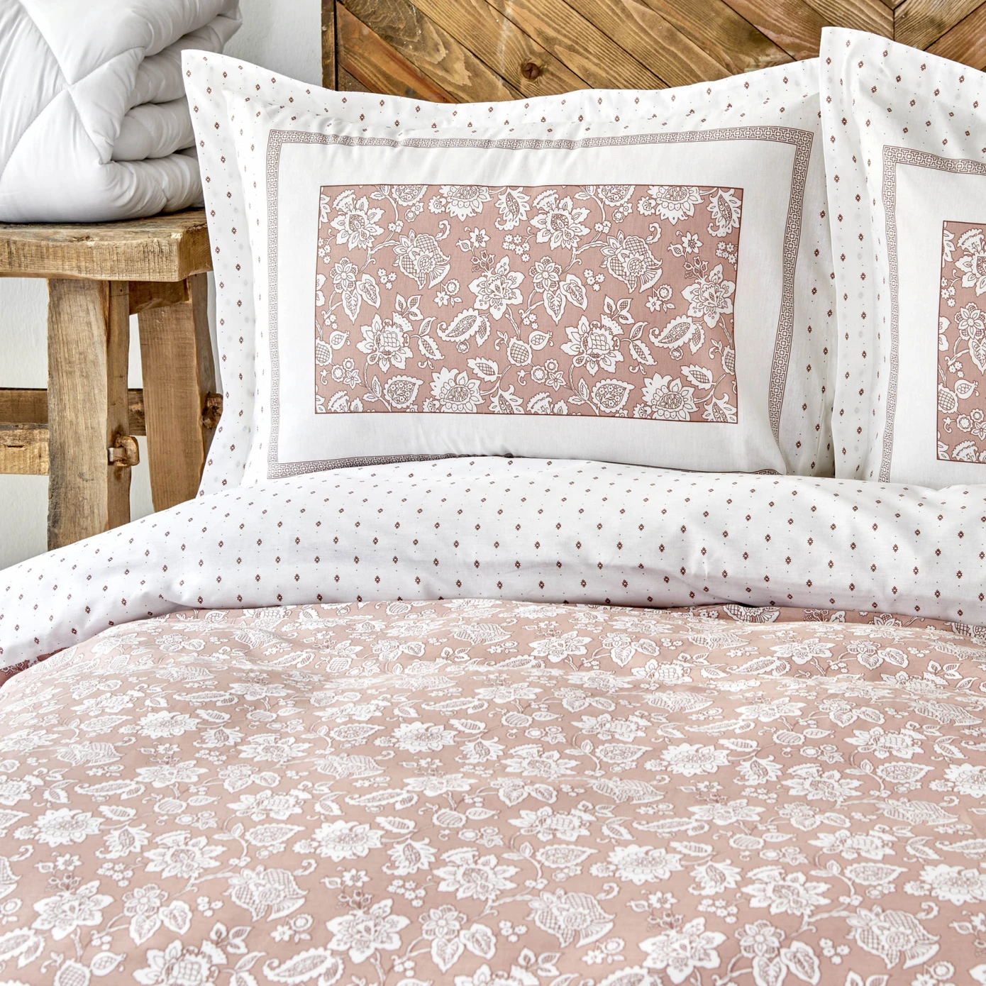 [200.21.01.0111] KH CELERINA PINK RNF TEK KS DUVET COVER SET (FITTED) (PP)