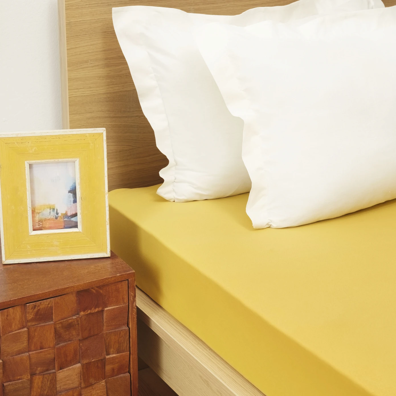 [200.21.01.0399] KH COMBED YEAST FITTED SHIELD DOUBLE MUSTARD 160X200+30(PP)