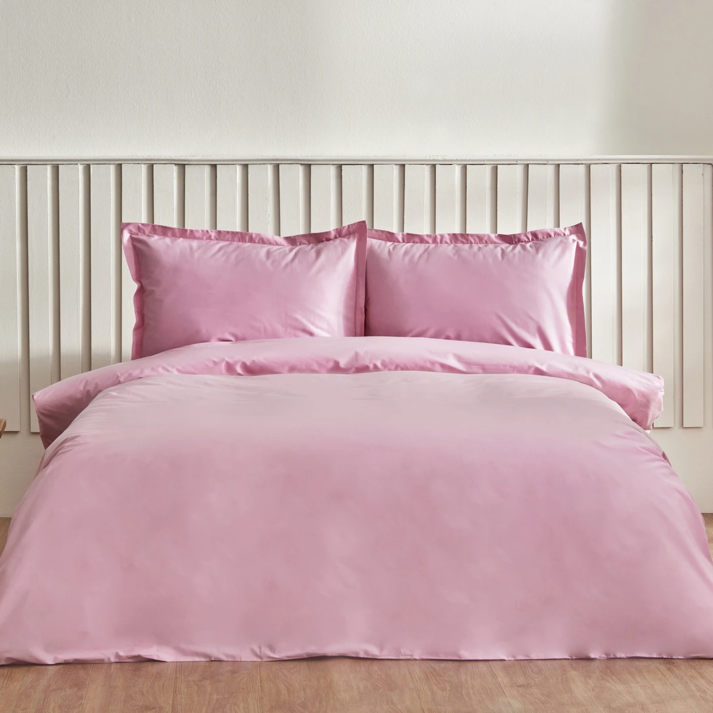 [200.22.14.0329] COOL TOUCH BASIC PINK DOUBLE DUVET COVER SET