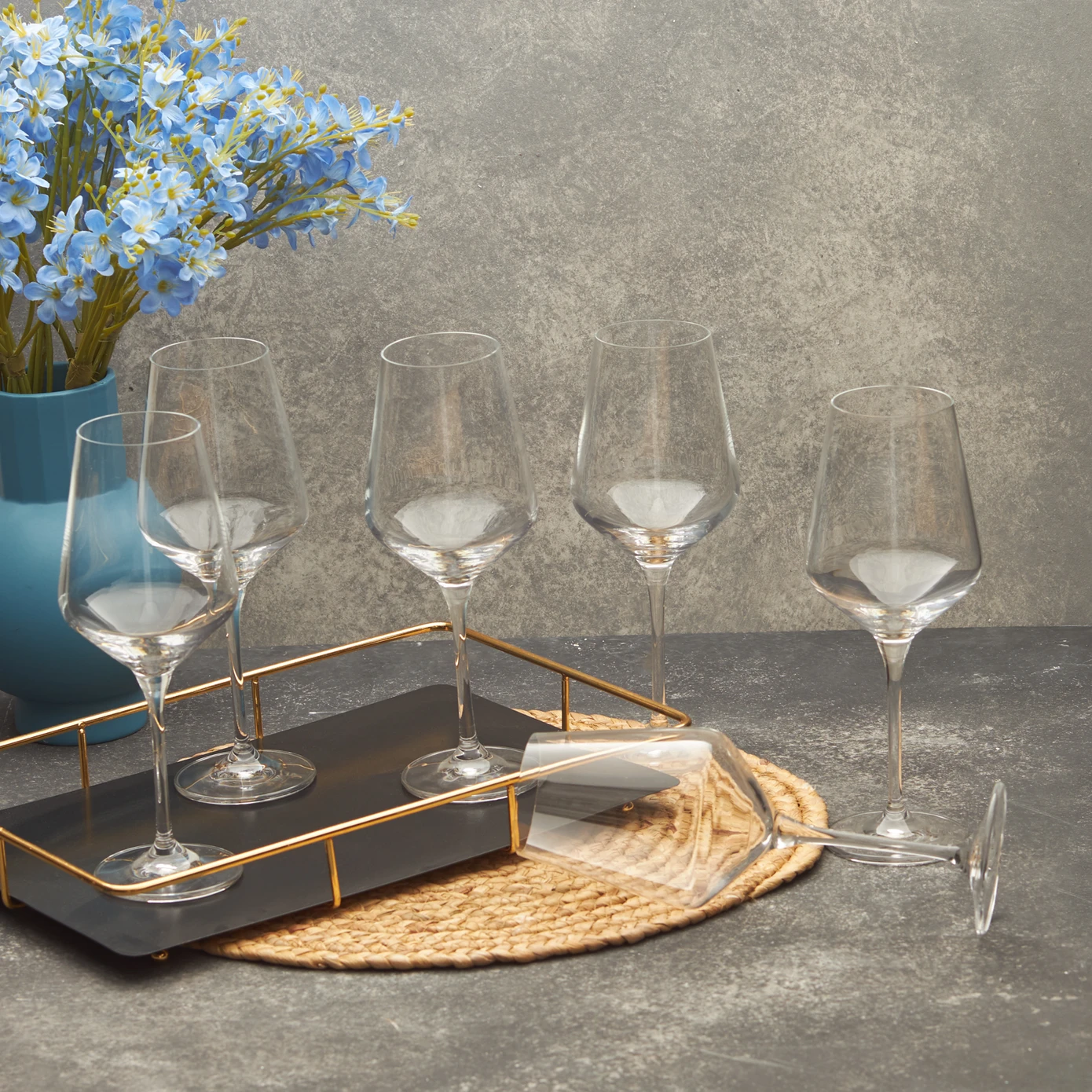 [153.03.07.6213] KARACA KRS 6-PIECE GLASS 57-9917-0390-T00