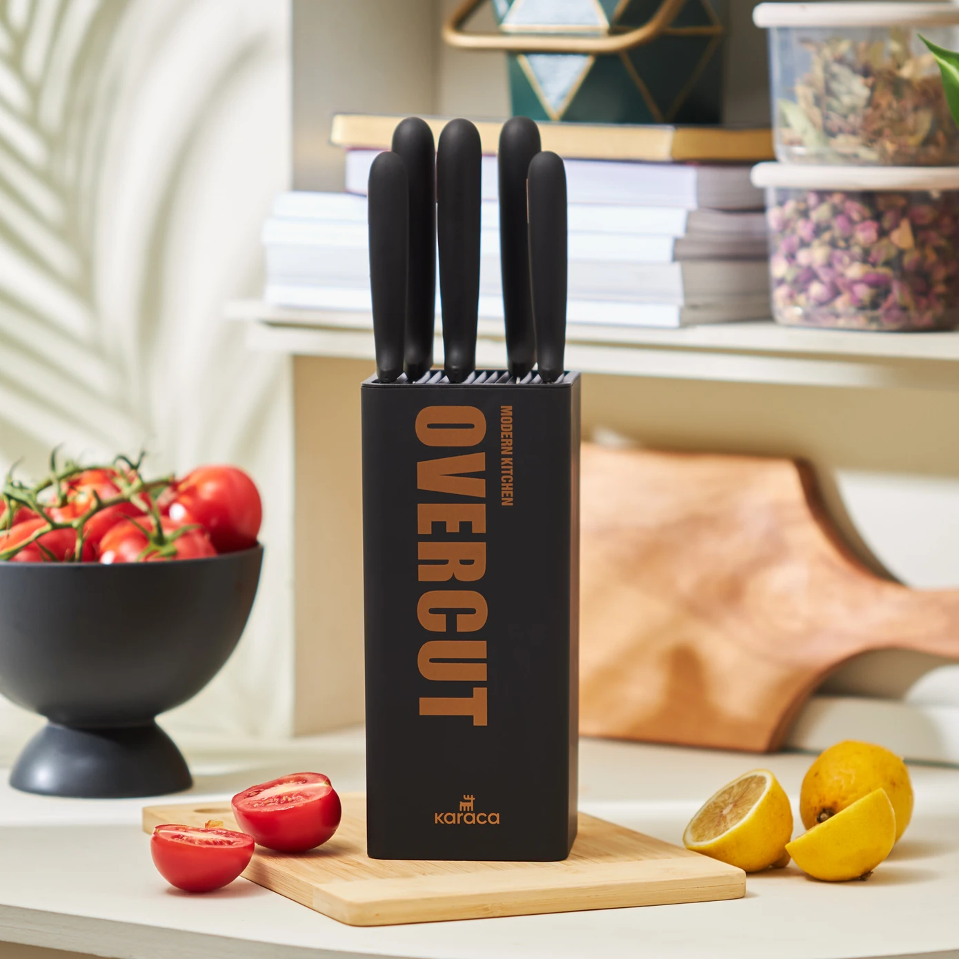 [153.03.07.5788] KARACA OVERCUT 6 PRC KNIFE SET PR-A803BA7606