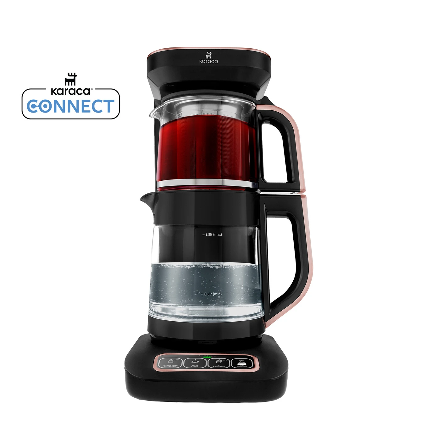 [153.09.01.1244] KARACA ÇAYSEVER ROBOTEA PRO CONNECT 4 IN 1 TEA MK. ROSEGOLD