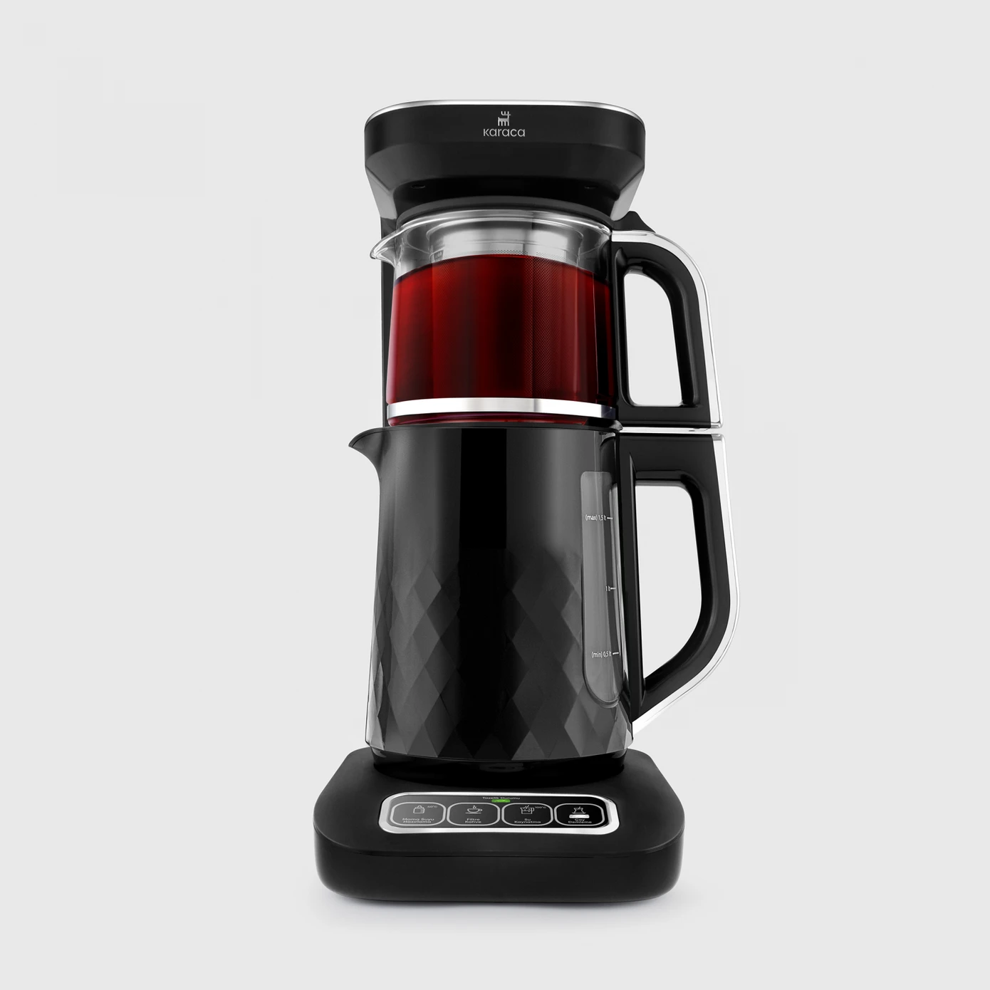 [153.09.01.3388] كاراجا كاي سيفير روبوتيا برو كوارتز 4 في 1 كروم أسود