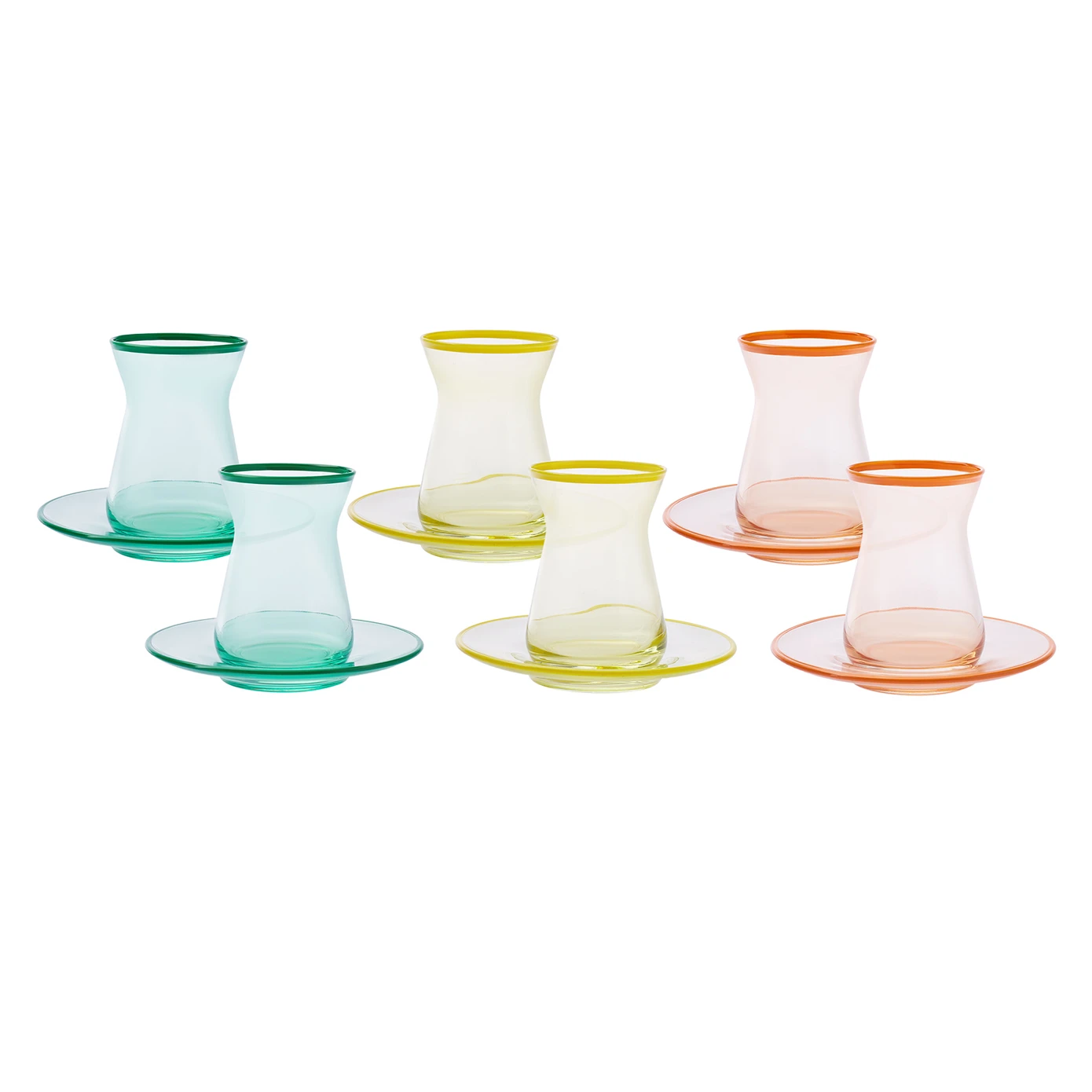 [153.03.06.9833] KARACA SOLE TEA SET FOR 6 PEOPLE