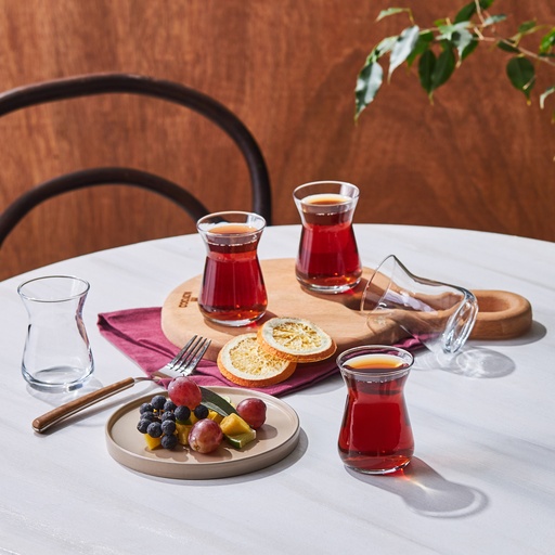 [153.03.08.0201] KARACA IREM TEA CUPS SET OF 6