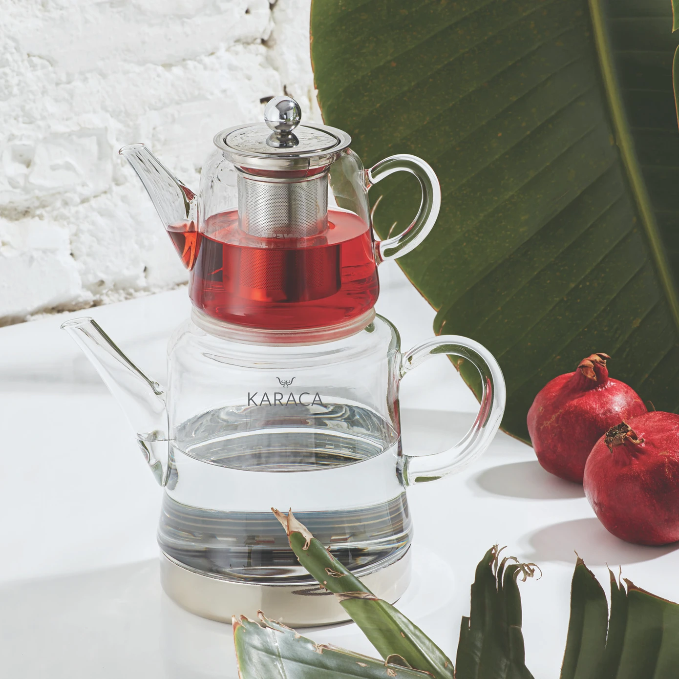 [153.03.08.0603] KARACA DORA GLASS TEA POT
