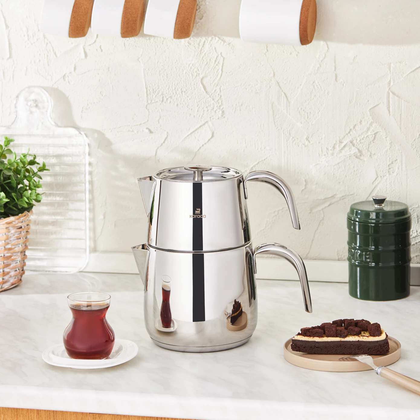 [153.03.08.4435] KARACA CURVE TEA POT TK.