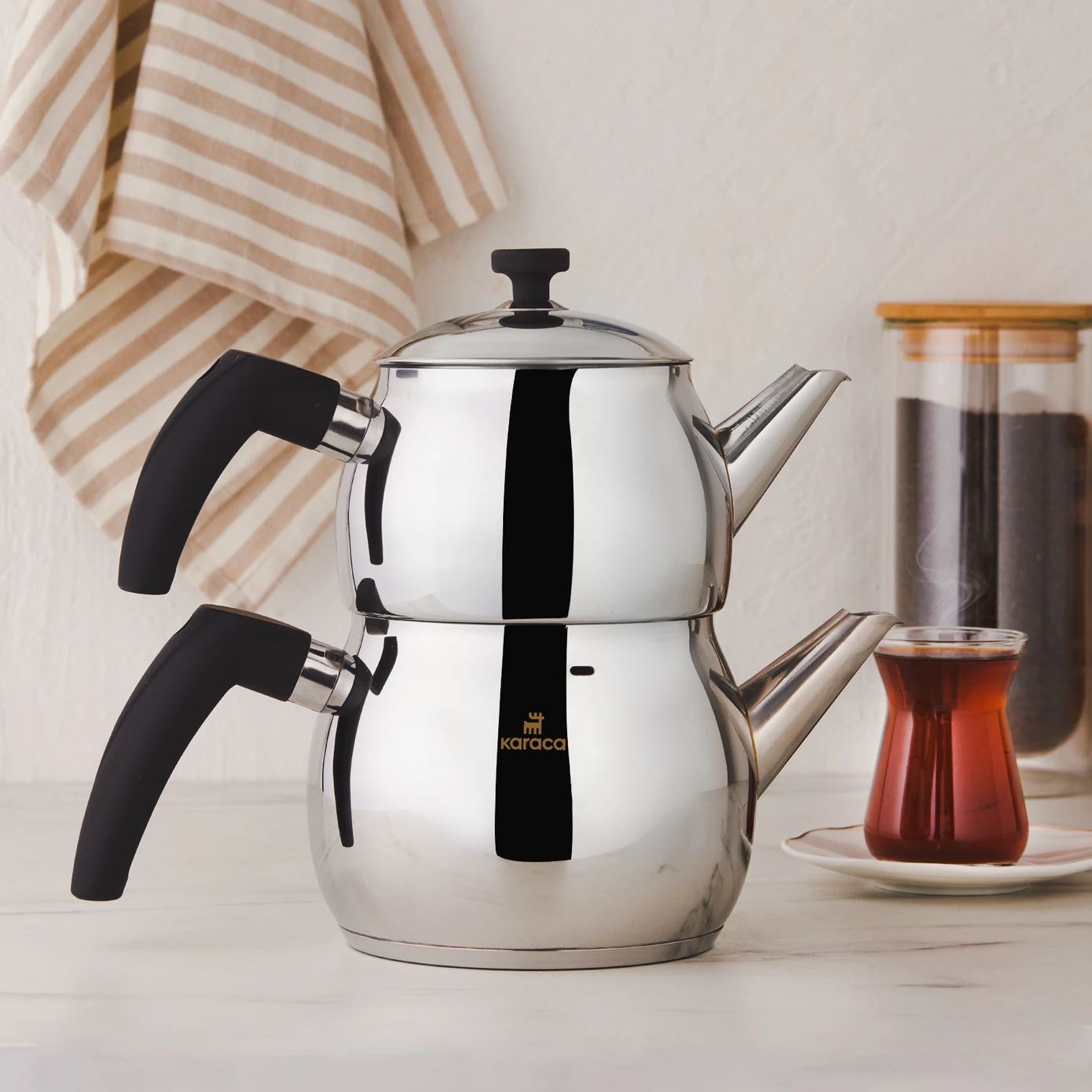 [153.03.08.2630] KARACA ALIM MEDIUM SIZE TEAPOT
