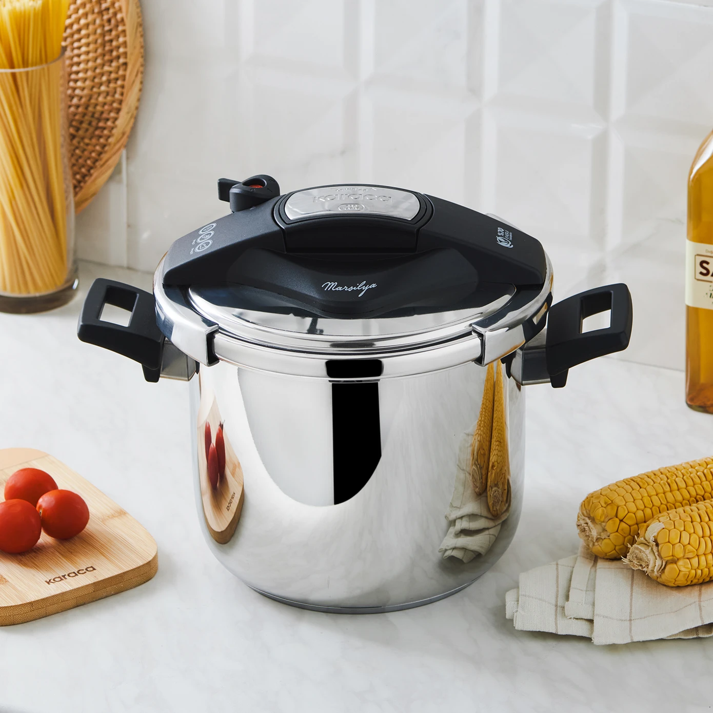 [153.03.08.3620] KARACA MARSILYA 7 LT PRESSURE COOKER