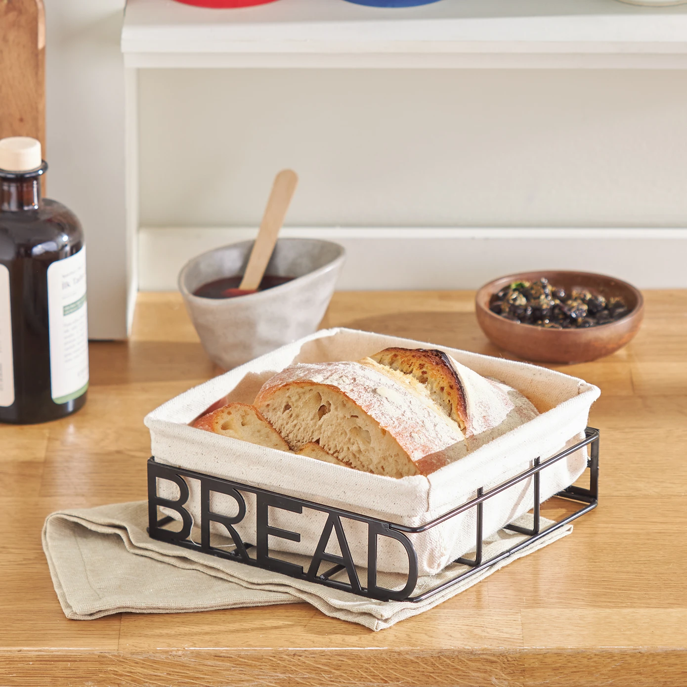 [153.09.01.3539] KARACA BREAD BREAD BASKET-SQUARE