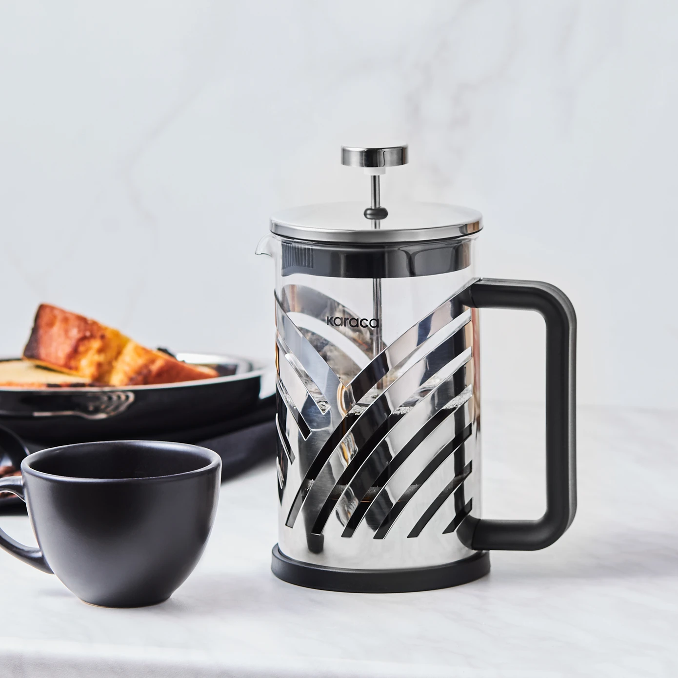 [153.03.08.2614] KARACA WAVE FRENCH PRESS 800 ML