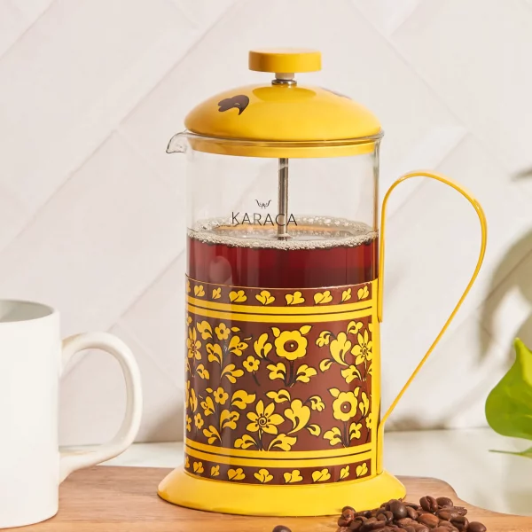 [153.03.08.1638] KARACA İZNİK VEFA FRENCHPRESS 600ML