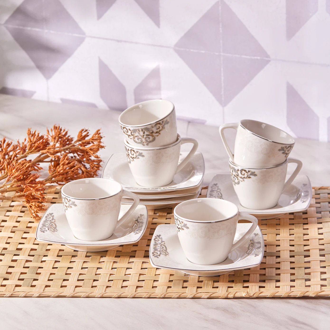 [153.03.07.9492] KARACA NAZENDE 6-CUP COFFEE CUP