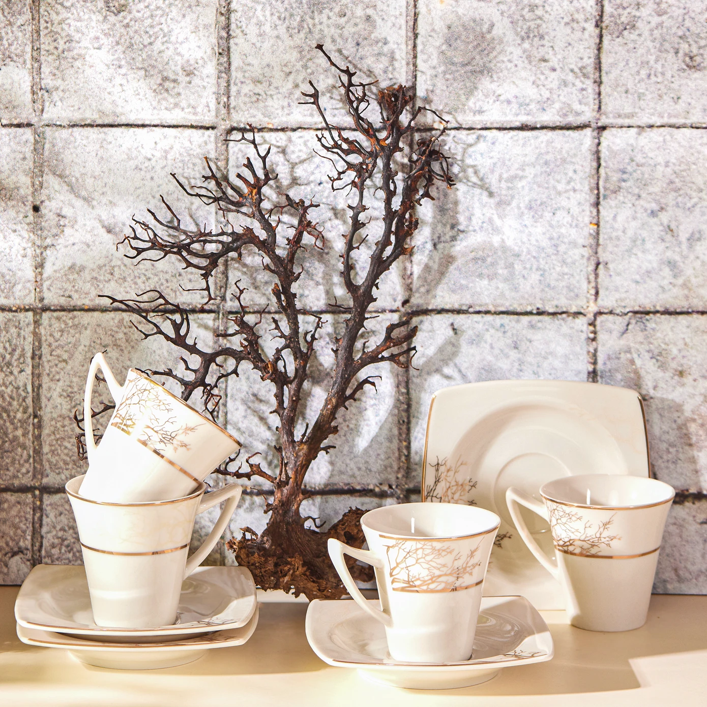 [153.03.07.9493] KARACA AUTUMN 6-CUP COFFEE CUP