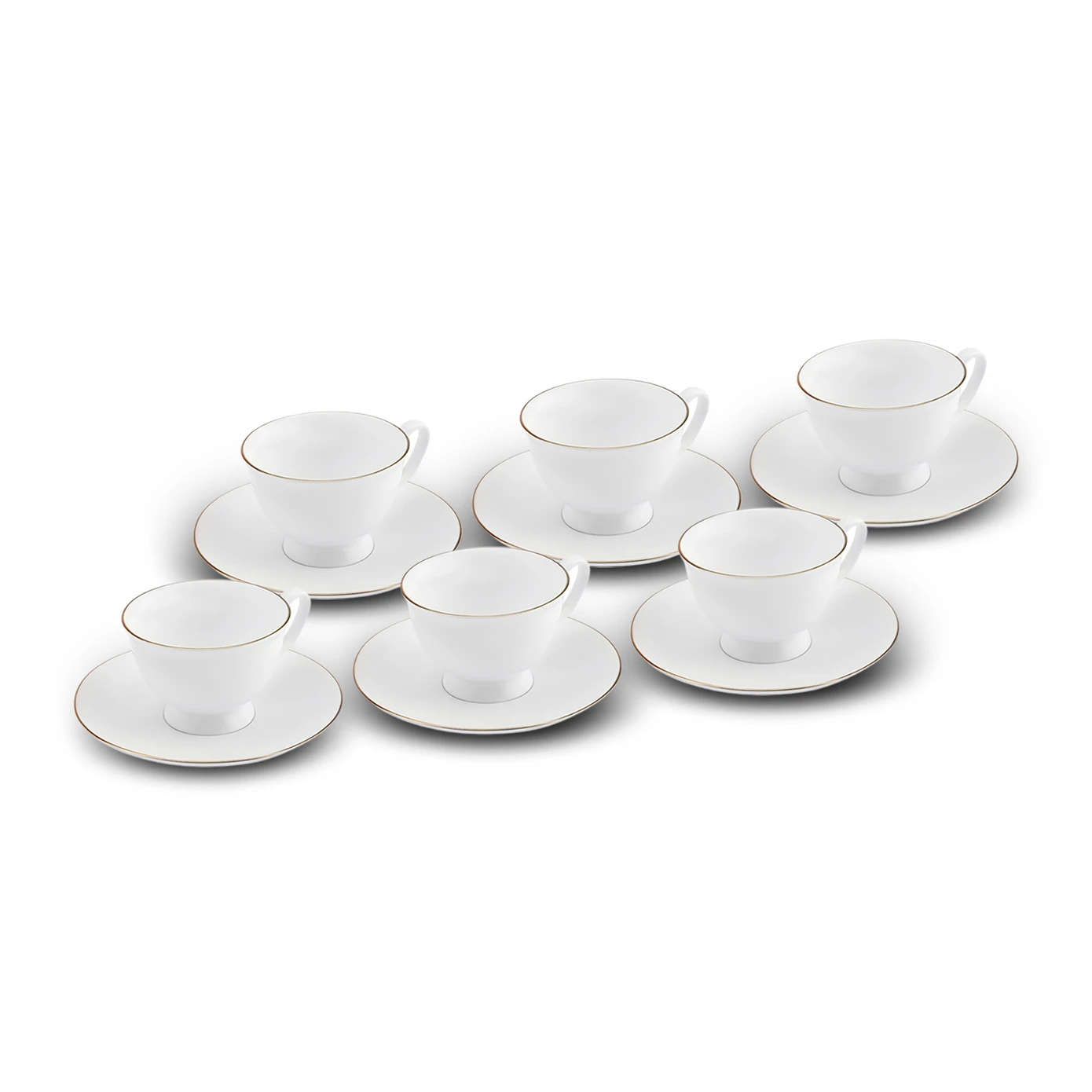 [153.03.05.0106] KARACA LILY 80 ML COFFEE CUP FOR 6 PEOPLE