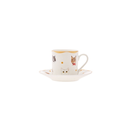 [153.03.06.8749] KARACA GATO 80 ML COFFEE CUP FOR 6 PEOPLE