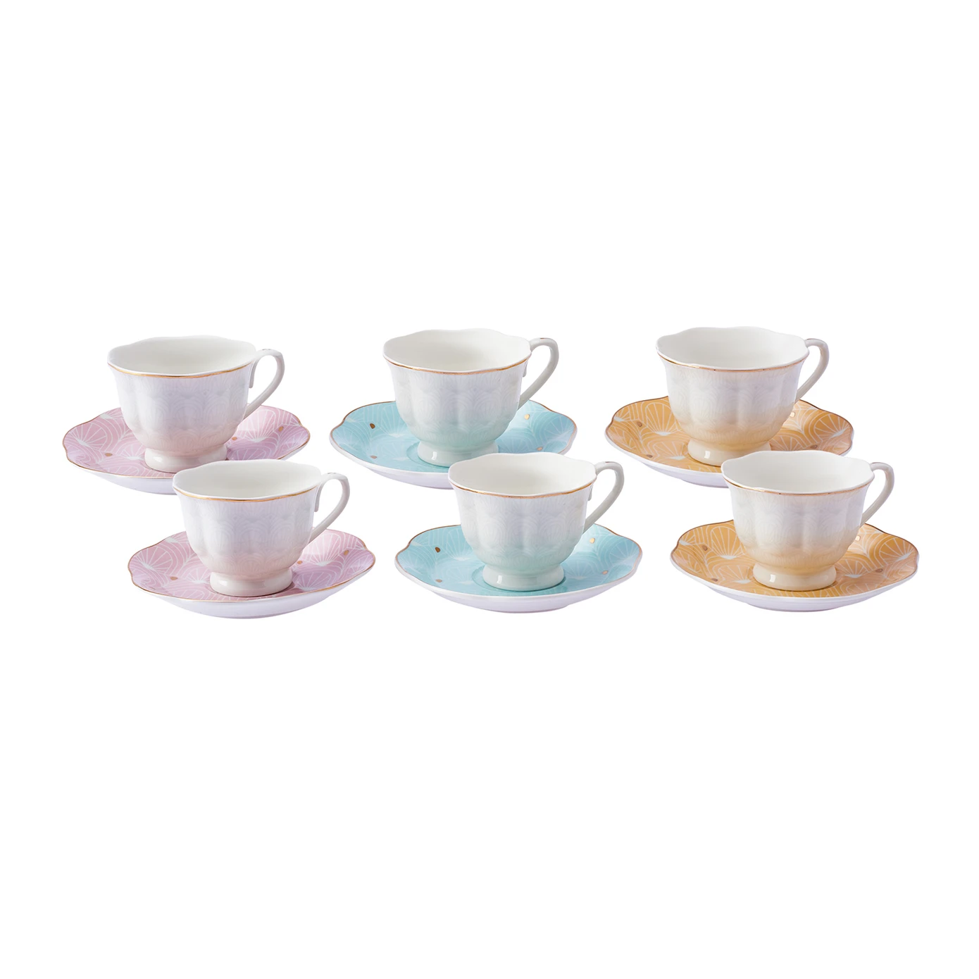 [153.03.06.9953] KARACA DECO 80 ML COFFEE CUP FOR 6 PEOPLE