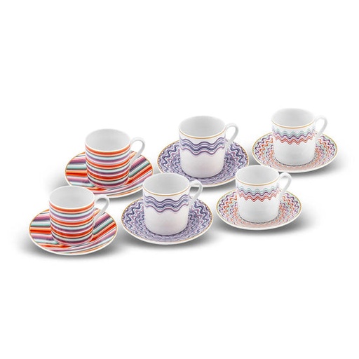 [153.03.05.0097] KARACA BAILANDO 80 ML COFFEE CUP FOR 6 PEOPLE