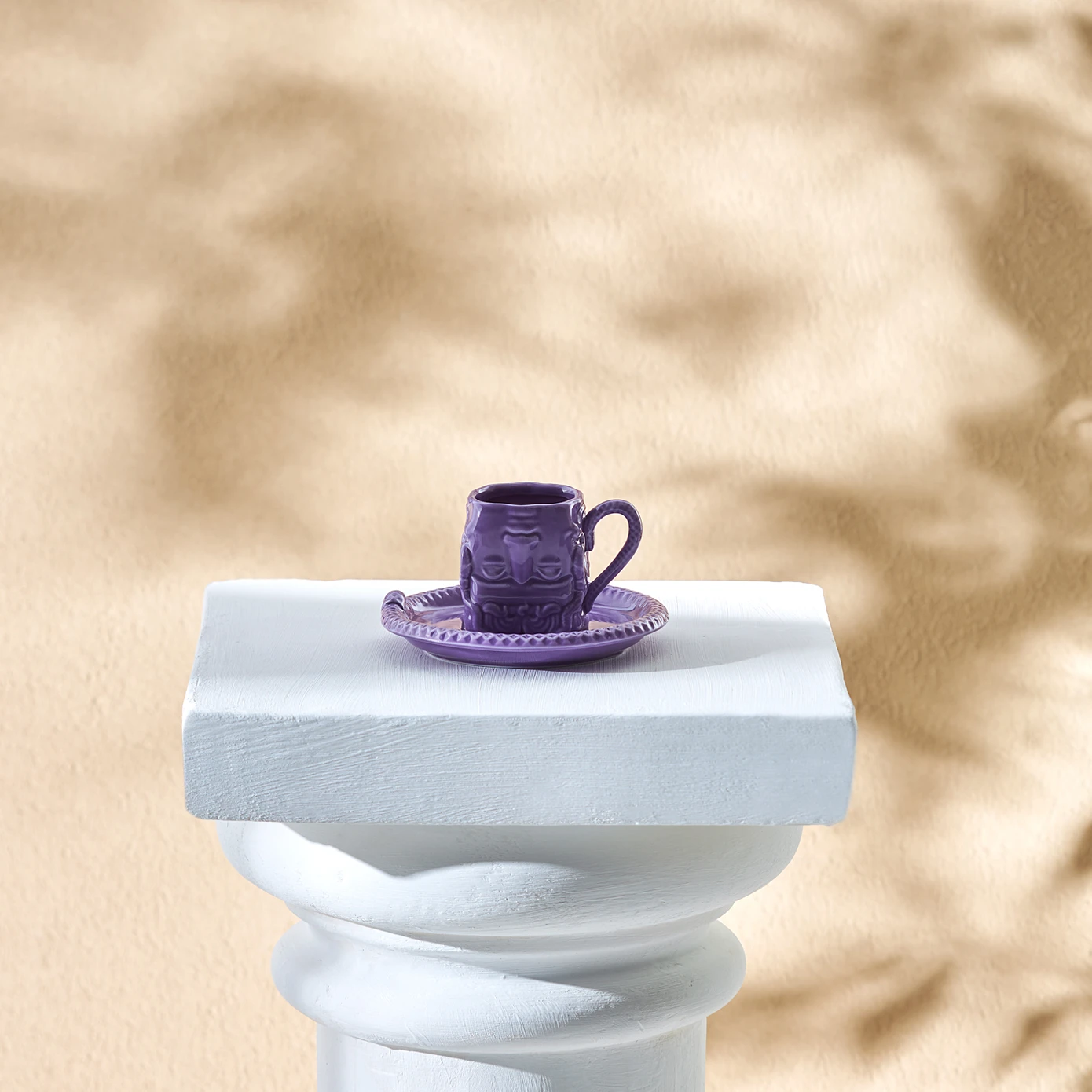 [153.09.01.2545] KARACA X İST COLLECTION MEDUSA TURKISH COFFEE CUP PURPLE