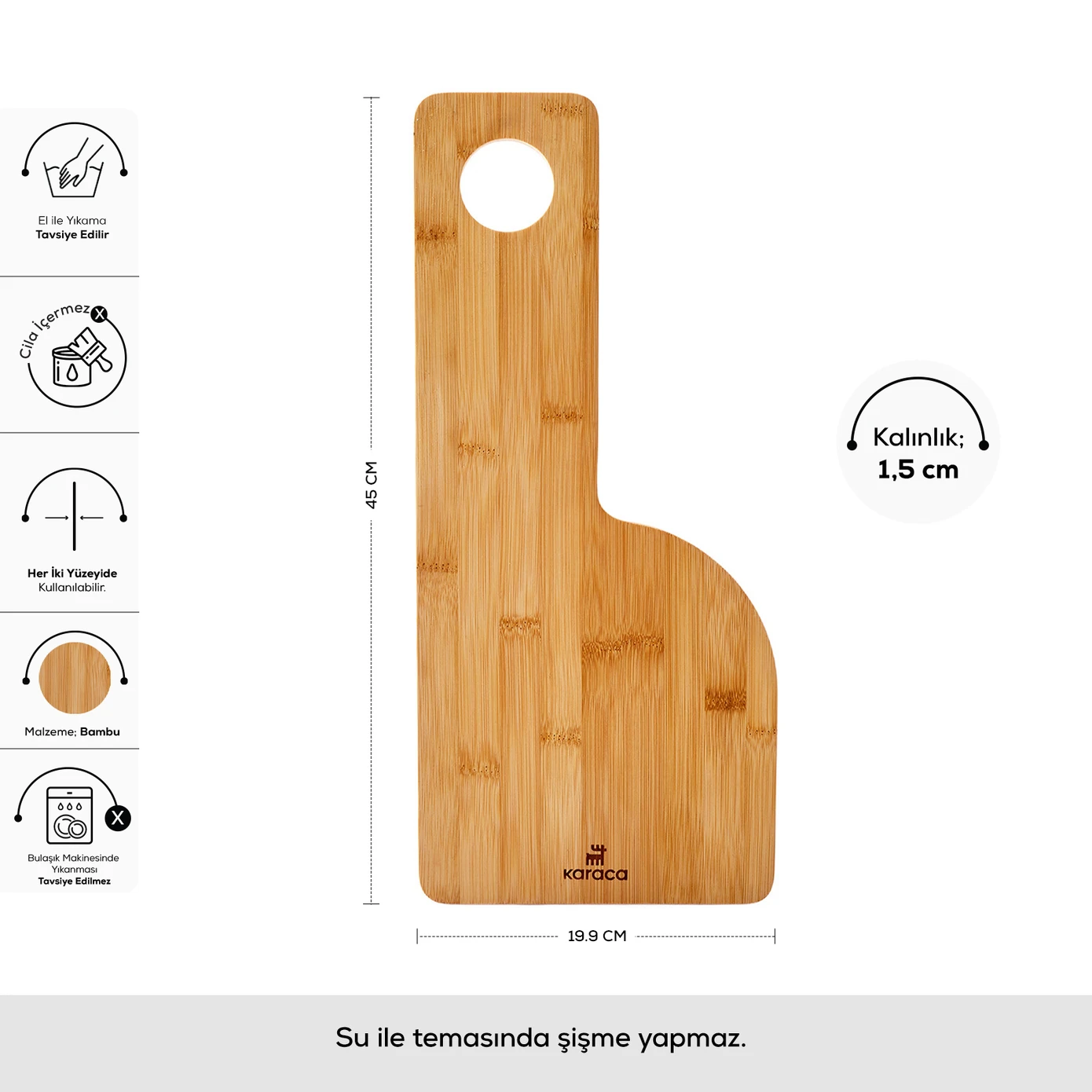 [153.03.08.2595] KARACA PUZZLE ALPACA KESME TAHTASI