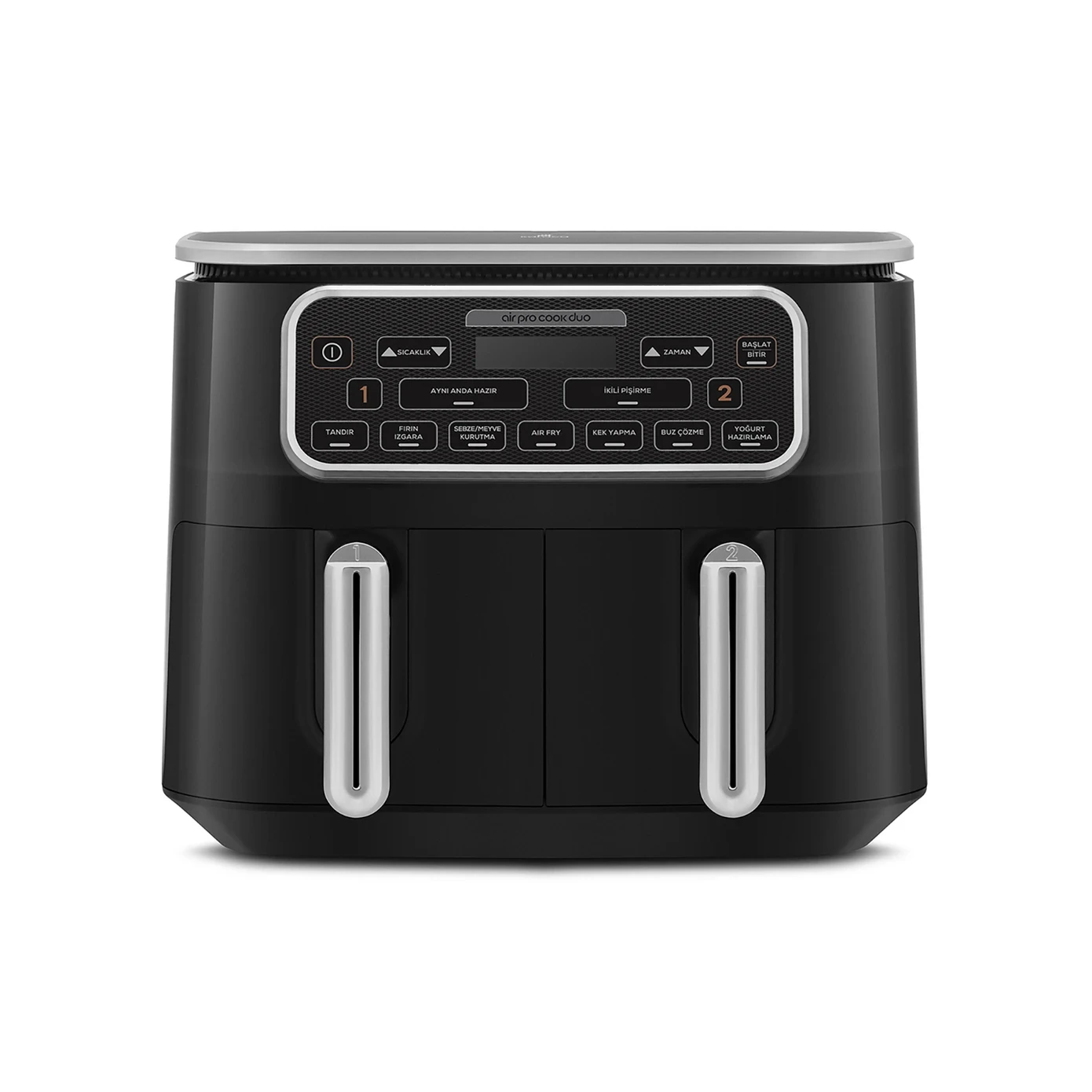 [153.09.01.2177] KARACA AIR PRO COOK DUO TANDIR XXXL 8 LT AIRFRYER B. SILVER