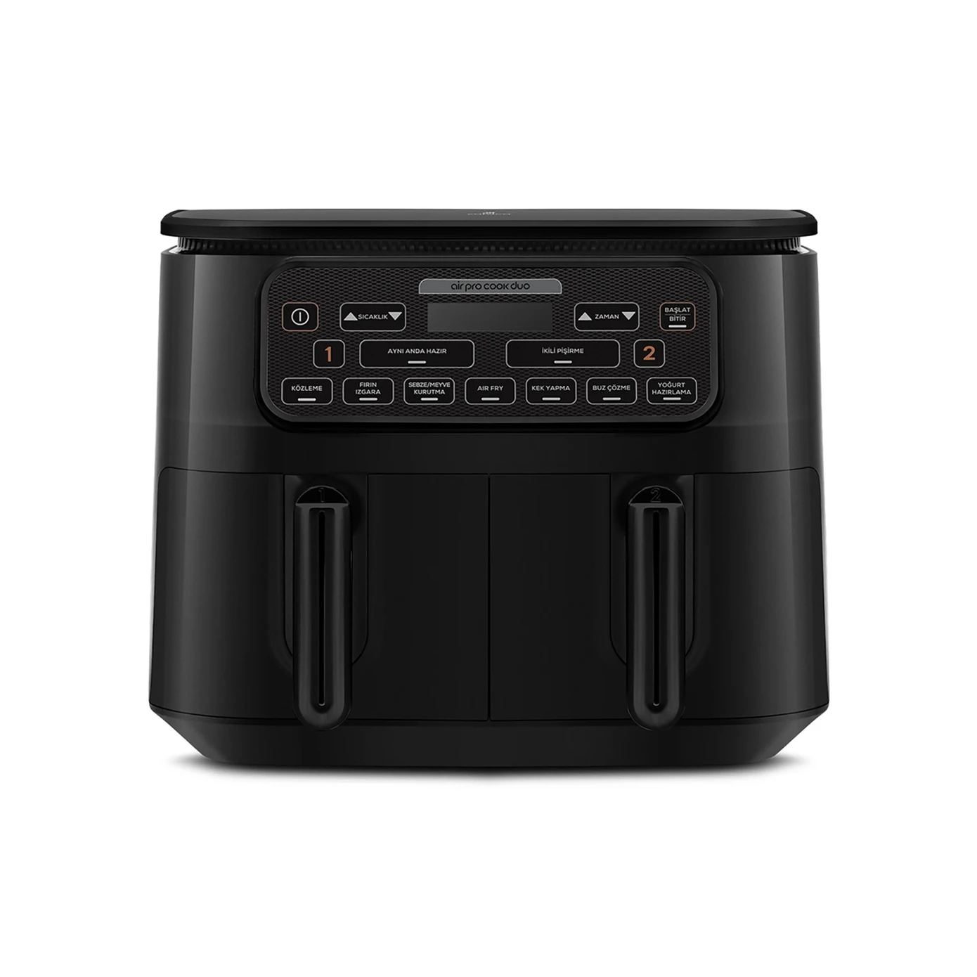 [153.09.01.3915] KARACA AIR PRO COOK DUO KÖZ XXXL 8 L AIRFRYER BLACK
