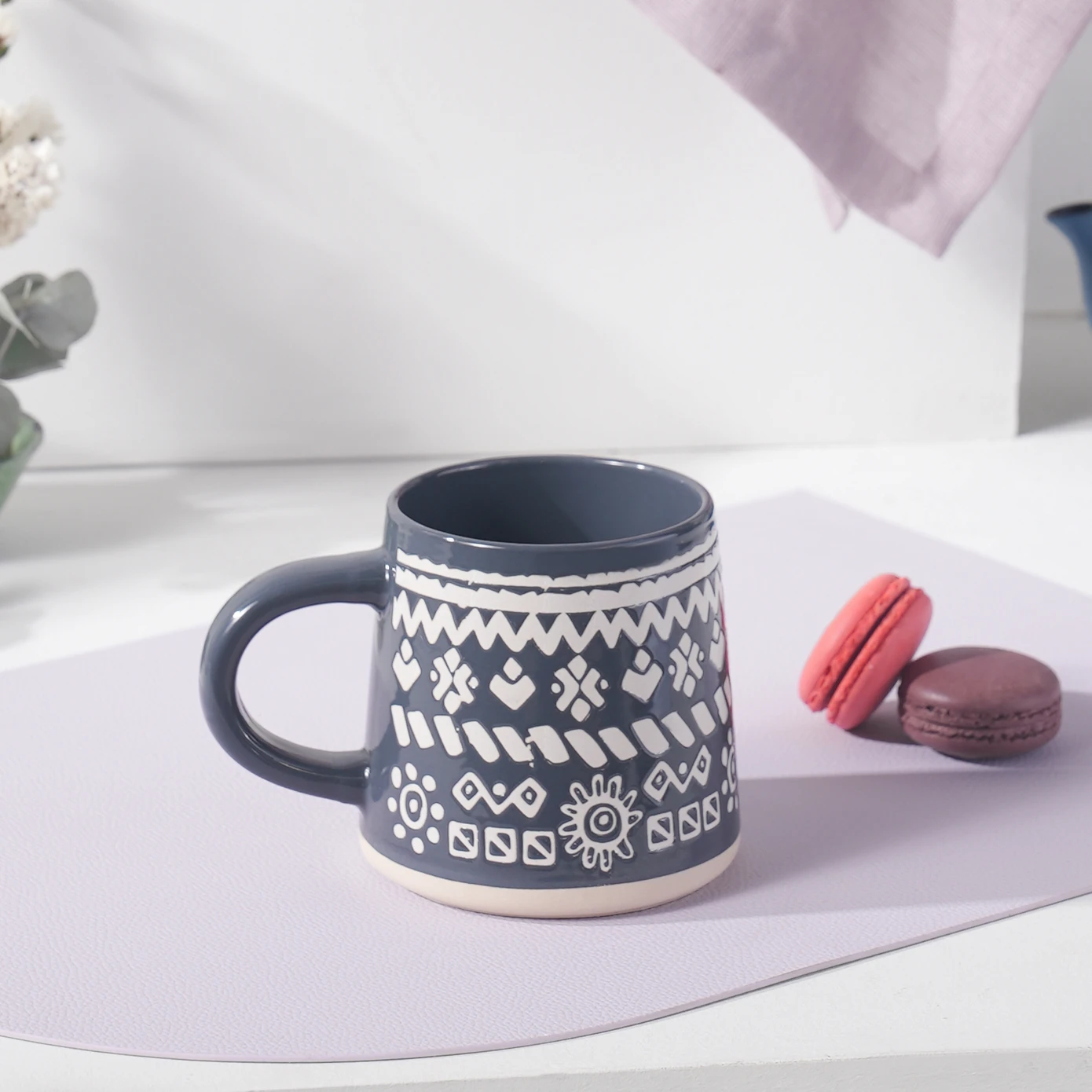 [153.09.01.2855] KARACA TRIBE 380 ML MUG