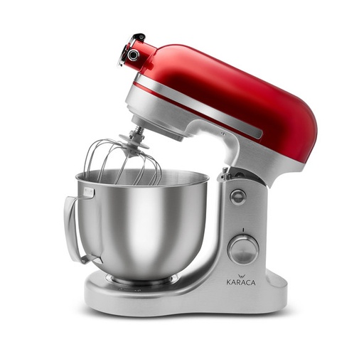 [153.03.06.2557] KARACA MULTICAST DOKUM CHEF STAND MİKSER RED 1600W