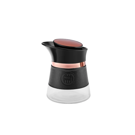 [153.03.08.4844] KARACA LATIN LEATHER STORAGE CONTAINER