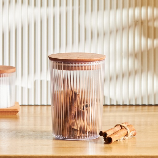 [153.09.01.0573] KARACA MASSIMO TRANSPARENT STORAGE CONTAINER 0.9 L