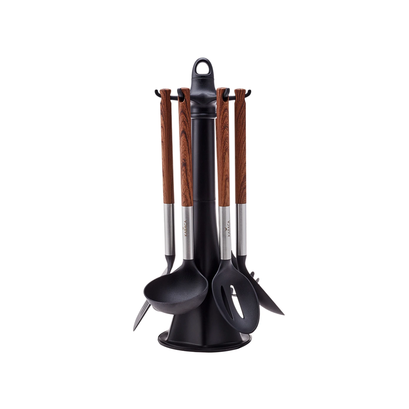 [153.03.06.1519] KARACA NORTH STAR 7 PIECE SERVICE SET WITH STAND