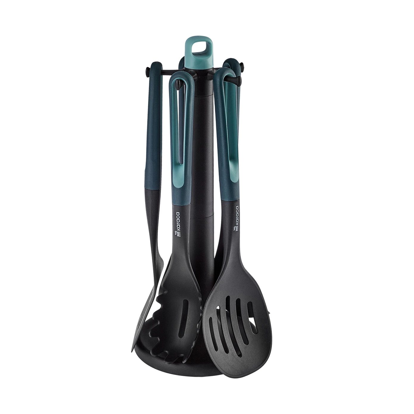 [153.03.08.4383] KARACA MARCO GREEN 6 PIECE STAND SERVICE SET