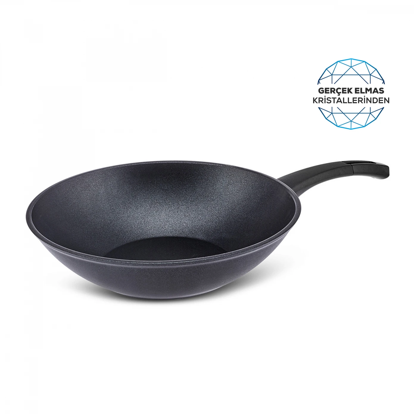 [153.09.01.3763] KARACA BIODIAMOND POWERFUL PLUS 28 CM WOK PAN