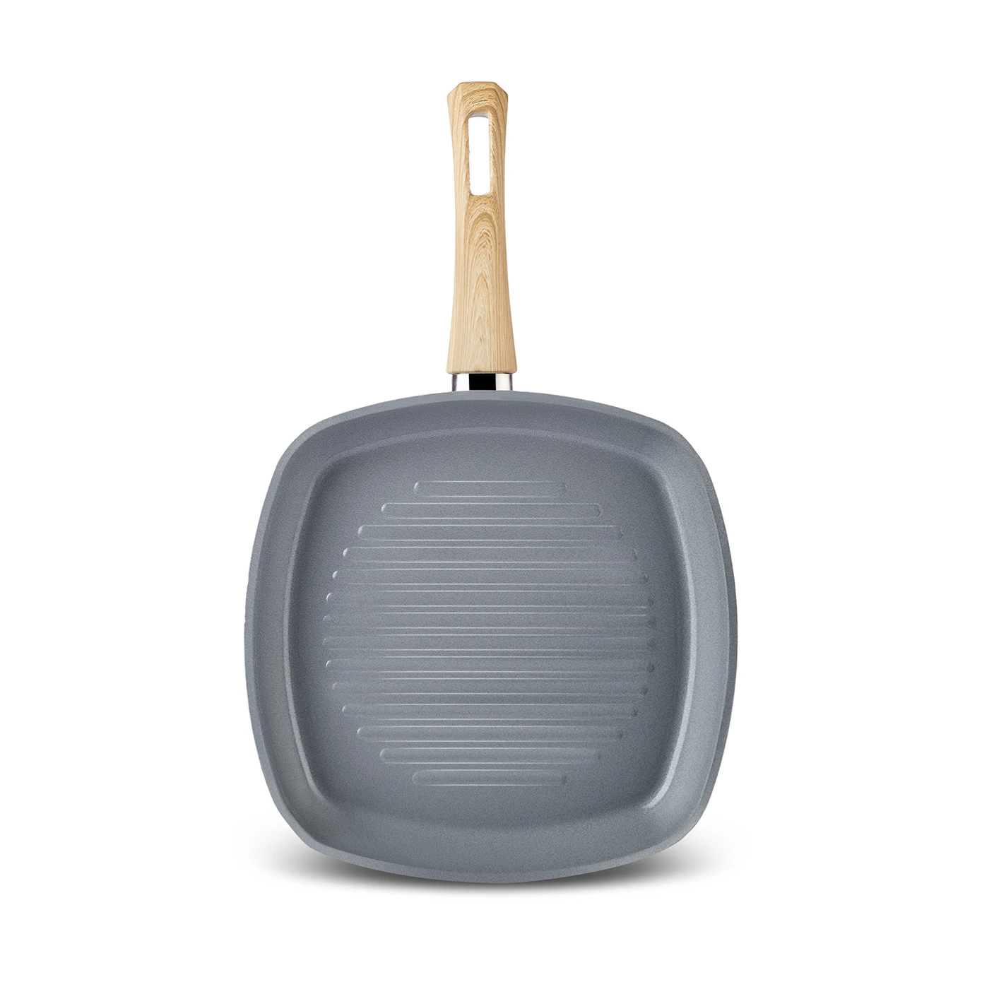 [153.09.01.2571] KARACA SWISS CRYSTAL 28 CM GRILL PAN CREAMY