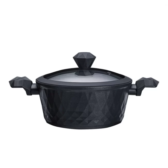 [153.03.08.0423] KARACA BIO DIAMOND ANTIBACTERIAL HANDLE POT 24CM 3,9LT IN
