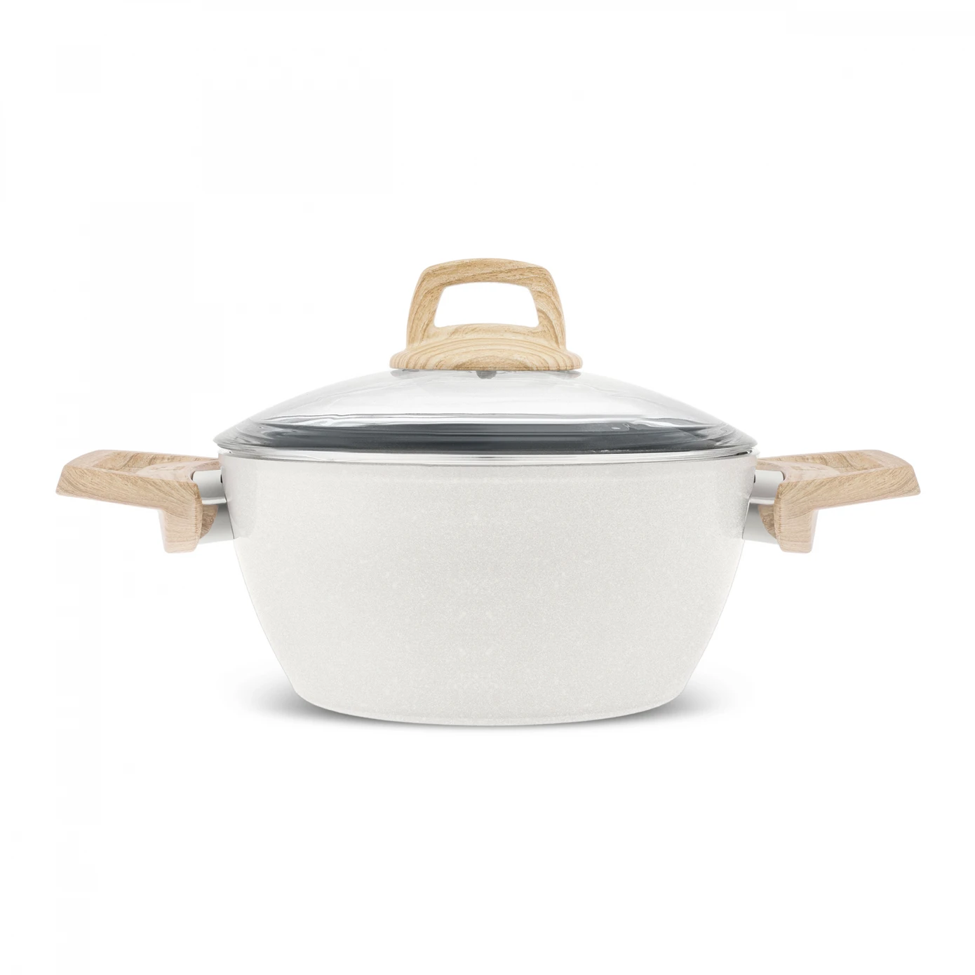 [153.09.01.2561] KARACA SWISS CRYSTAL 24 CM POT CREAMY