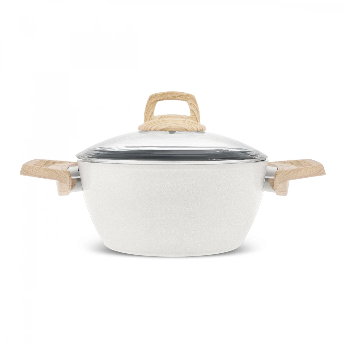 [153.09.01.2560] KARACA SWISS CRYSTAL 20 CM POT CREAMY