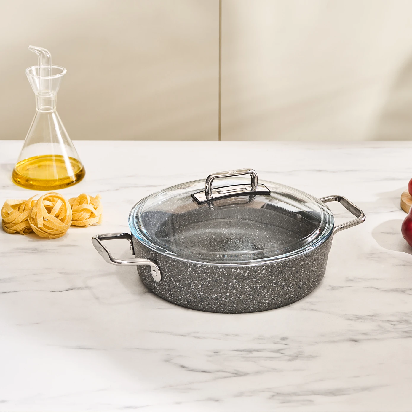 [153.09.01.1837] KARACA SALVADOR BIO GRANITE 26 CM CARNIVAD POT