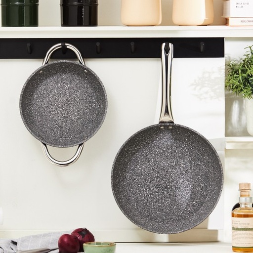 [153.09.01.3653] KARACA BIOGRANIT LEONA 2 PIECES PAN-SAW SET