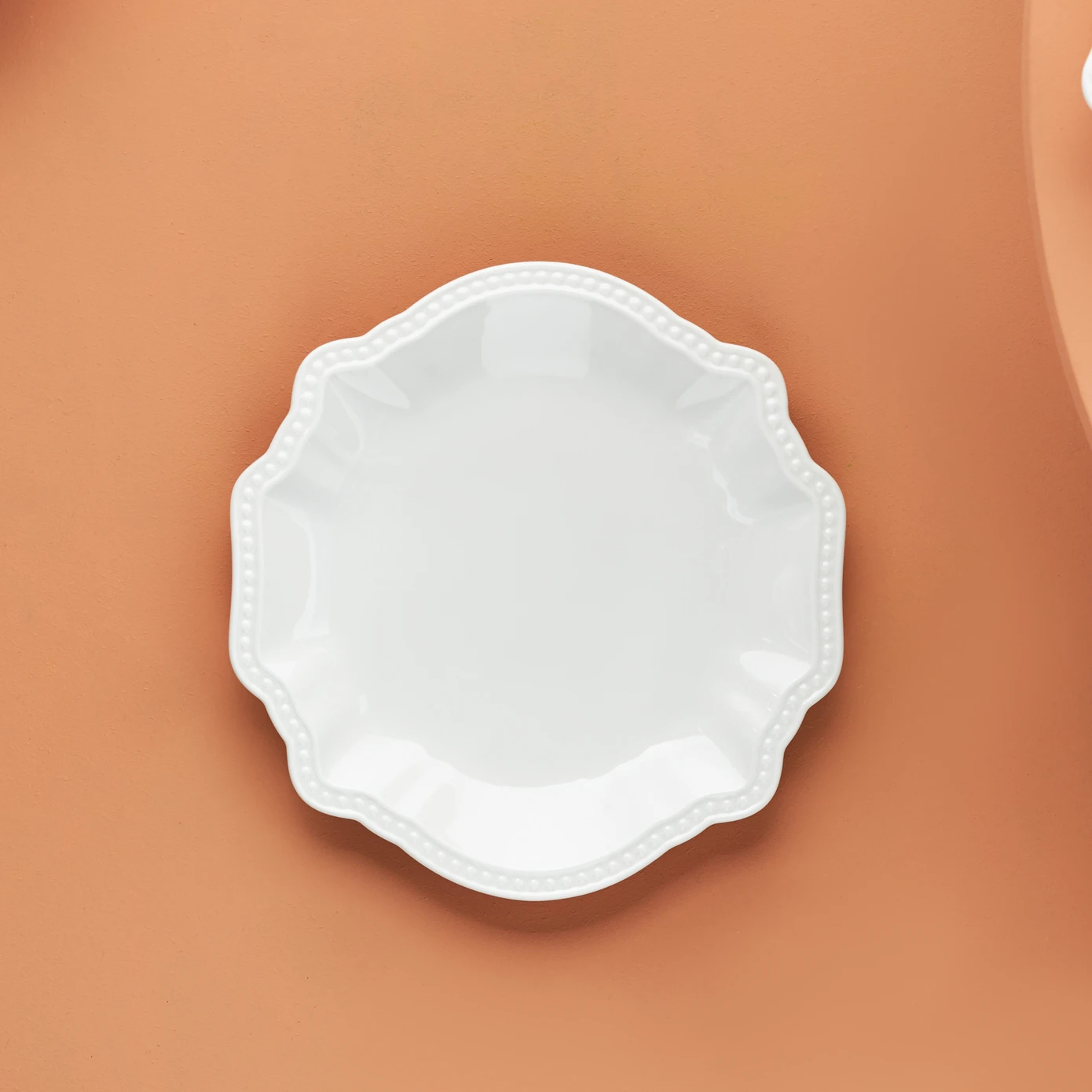 [153.09.01.4050] KARACA CARMEN LACE CAKE PLATE 22 CM