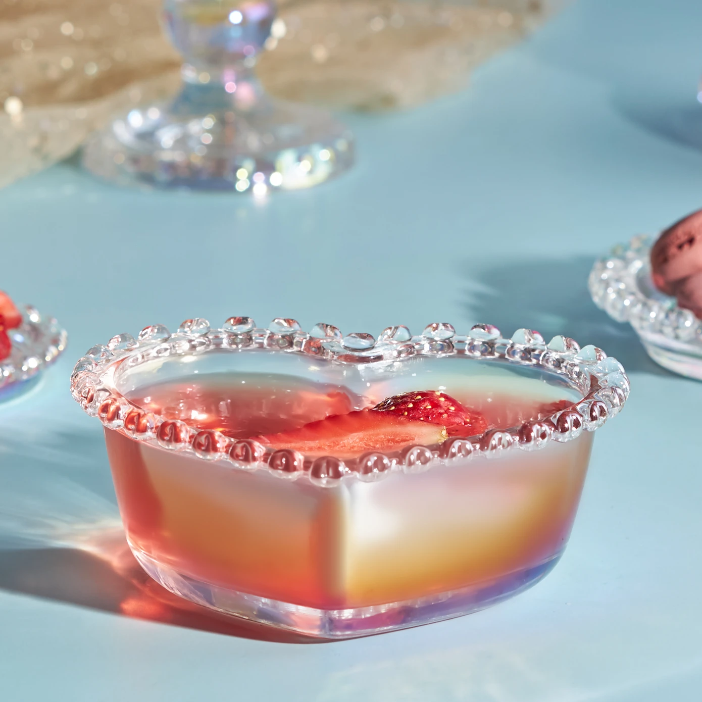 [153.03.06.9907] KARACA RORY GLASS HEART BOWL 13CM