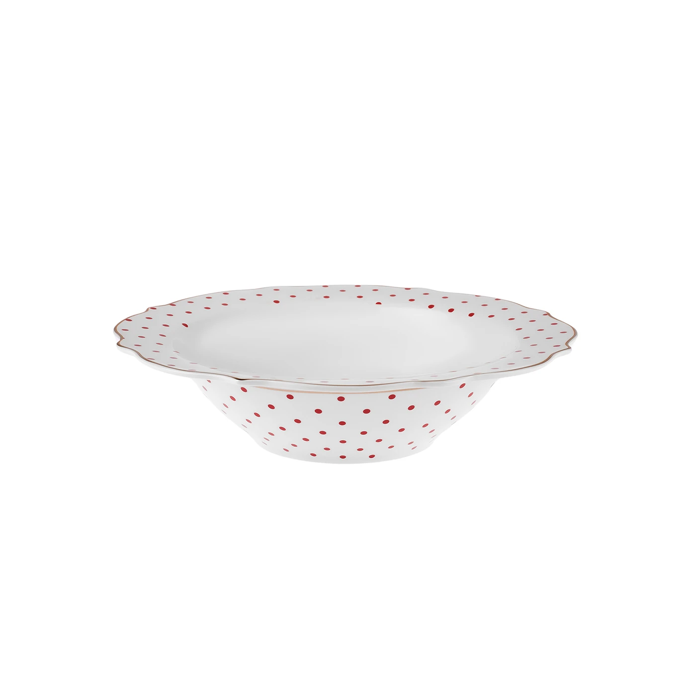 [153.09.01.4375] KARACA NEW ROMANTIC RED POOLTA PLENTY BOWL 25CM