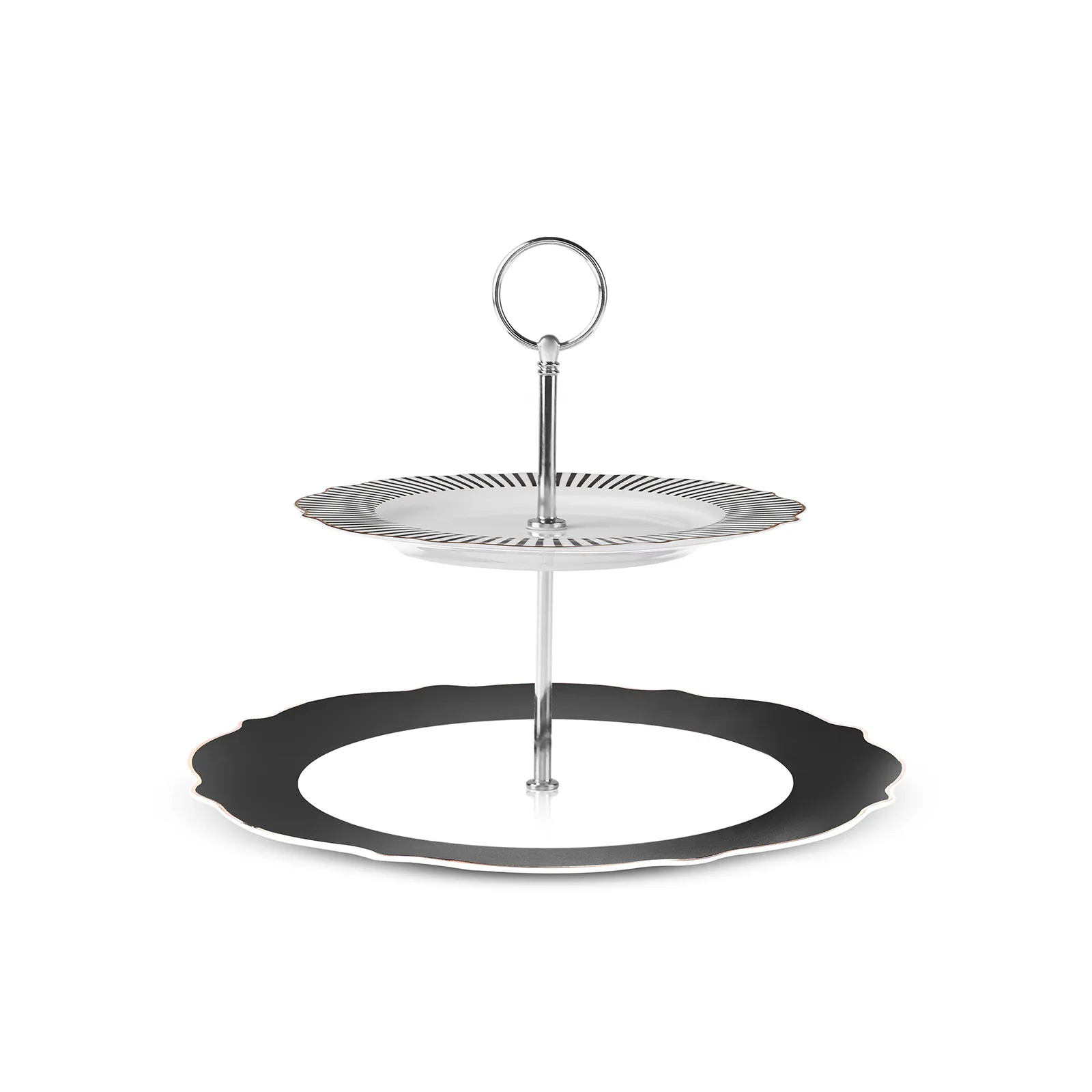 [153.09.01.4390] KARACA NEW ROMANTIC BLACK LAYER COOKIE DISH