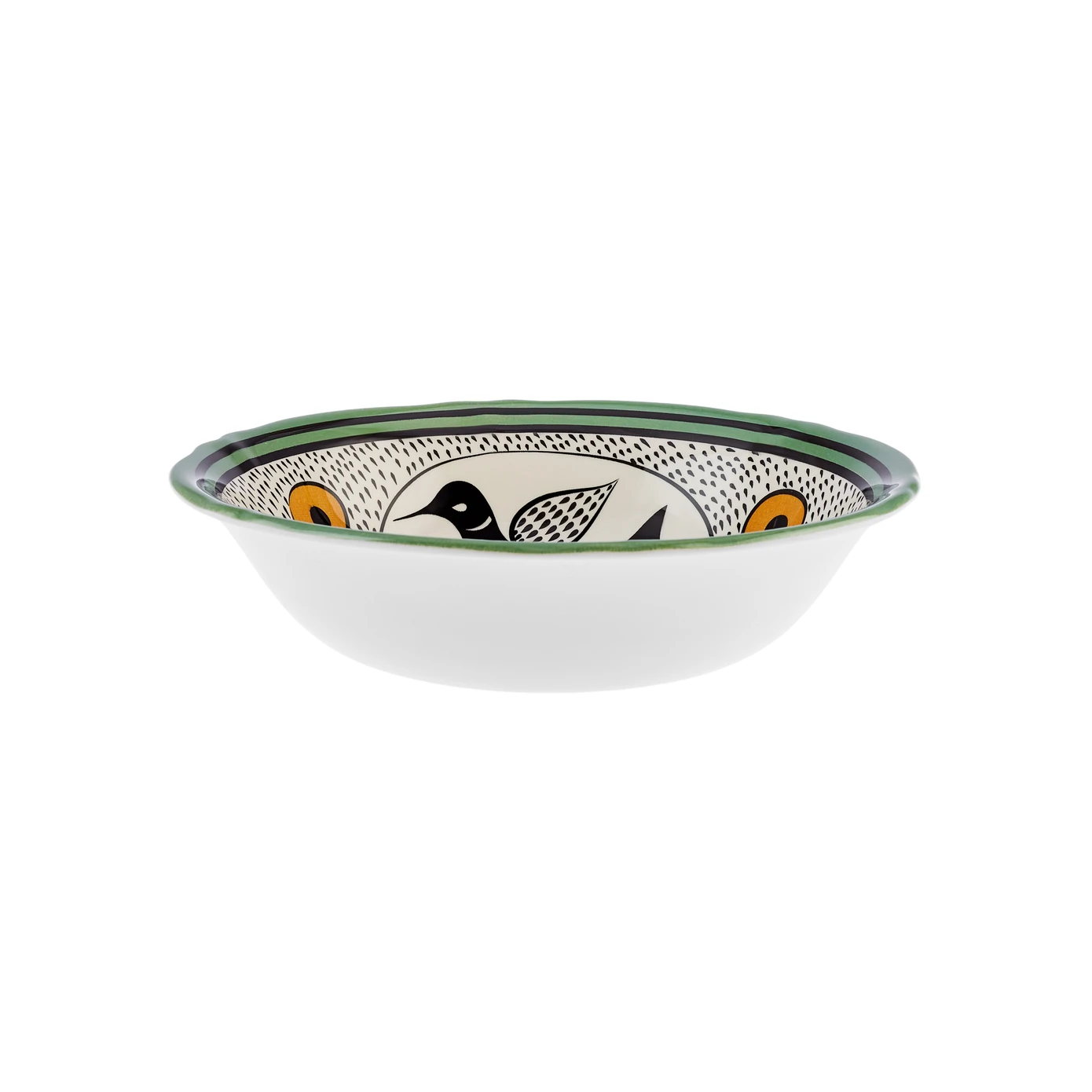[153.03.06.6218] KARACA PAYE SELÇUKLU SERIES BOL BOWL WITH BIRD V2 24 CM