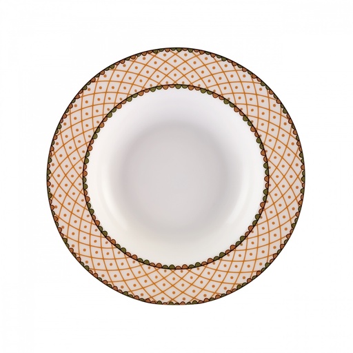 [153.03.06.7674] KARACA X ARSLANTEPE 20CM BAKLAVA DESEN ÇUKUR TABAĞI