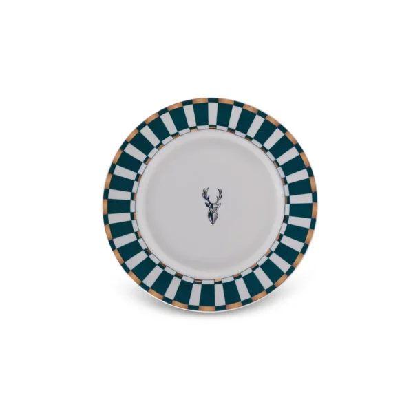[153.03.06.5641] KARACA ARIES GREEN DESSERT PLATE